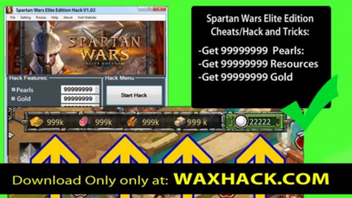 Spartan Wars Elite Edition Cheats get 99999999 Pearls - iOs Working Spartan Wars Elite Edition Pearls Cheat