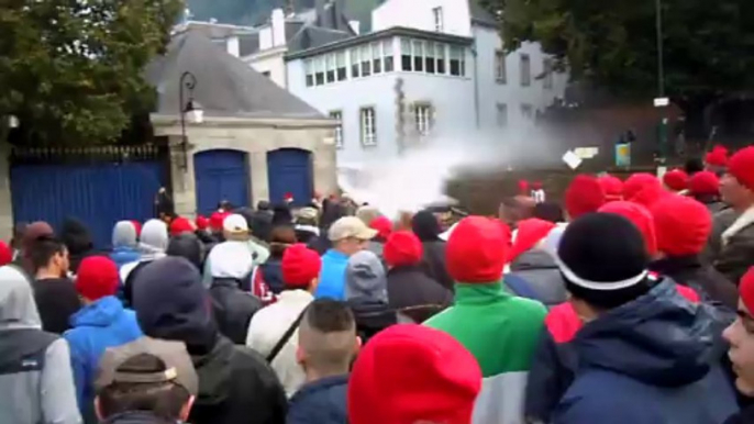 Incidents lors de la manifestation des Bonnets Rouges à Quimper