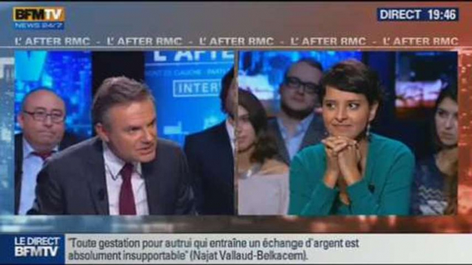 BFM Politique: L'After RMC: Najat Vallaud-Belkacem répond aux questions d'Éric Brunet - 03/11