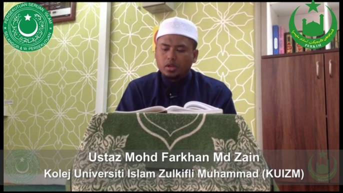 Iman Dan Kehidupan (Siri 26) - Ustaz Mohd Farkhan Md Zain [SURAU BANGUNAN PERKIM] - 7 NOV 2013