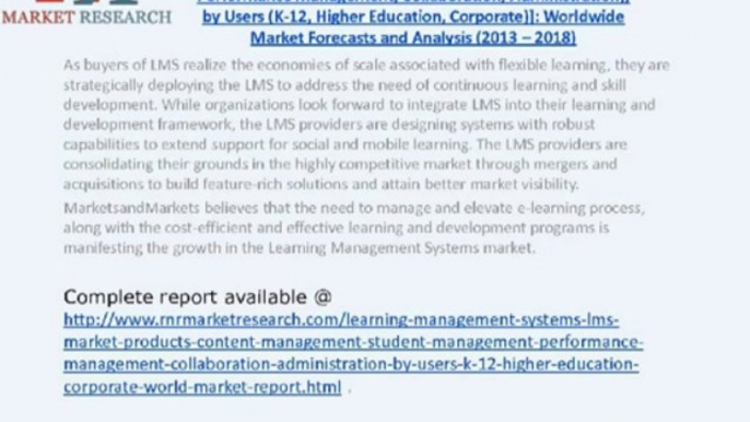 RnRMR: Learning Management Systems (LMS)