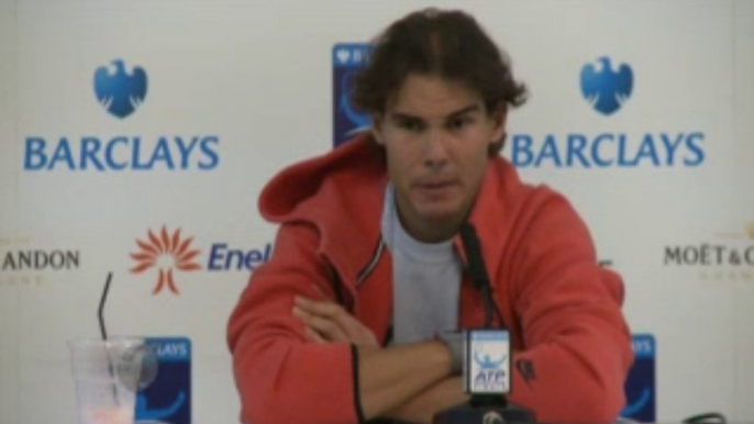 Rafael Nadal Press conference (in Spanish) at Barclays ATP World Tour Finals (04-11-13)