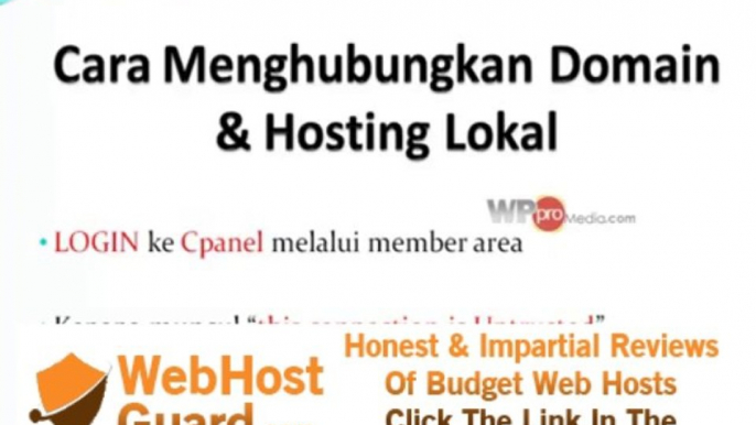 Kursus Cara Membuat Website - Hubungkan Domain dan Hosting Lokal WpProMedia