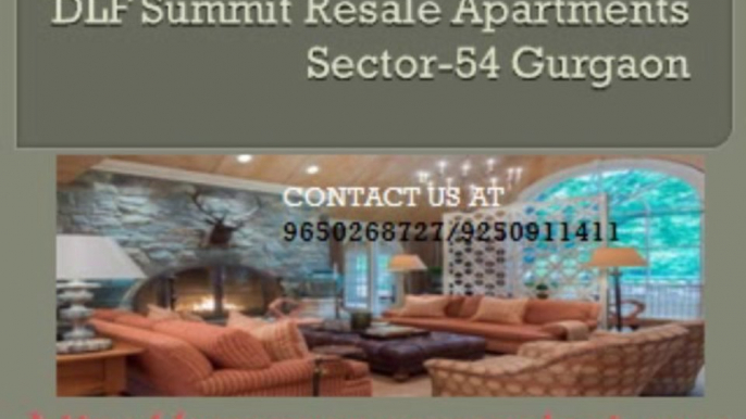 DLF Summit Resale Apartments In Sector-54 Gurgaon@9650268727