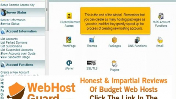 How to create Hosting Packages in WHM - Canadian Web Hosting