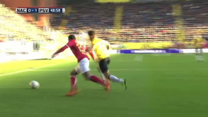 Take a bow.....Memphis Depay beats his man with great skill