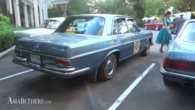 Mercendes Classic Cars on Show at Hua Hin Automobile Concours 2013 in Centara Grand Hotel