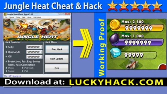 Jungle Heat Cheats Gold, Oil, Diamonds - No rooting Working Jungle Heat Hack Gold, Oil, Diamonds