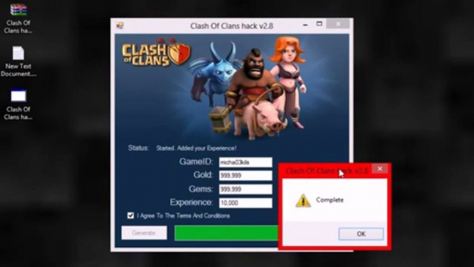 Clash Of Clans Hack GOLD+GEMS+ELIXIR 2013 [Safe and Tested]