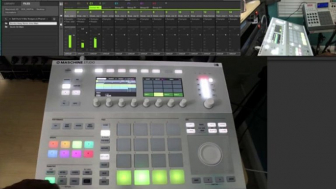 WORKING WITH SCENES & PATTERNS ON NATIVE INSTRUMENTS MASCHINE STUDIO