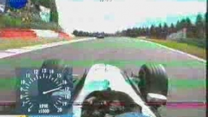 hakkinen depasse schumacher spa