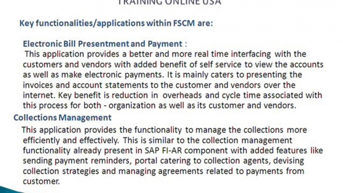 Sap Fscm Modules Placement Training Support@magnifictraining.com