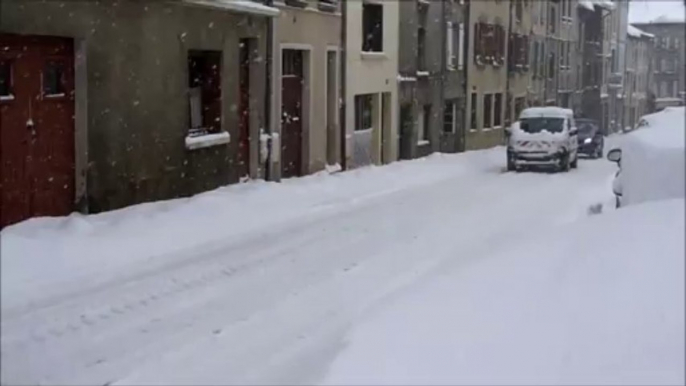 Chutes de neige en Haute-Loire