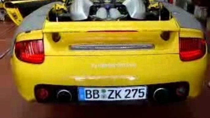 Carrera GT essais moteur