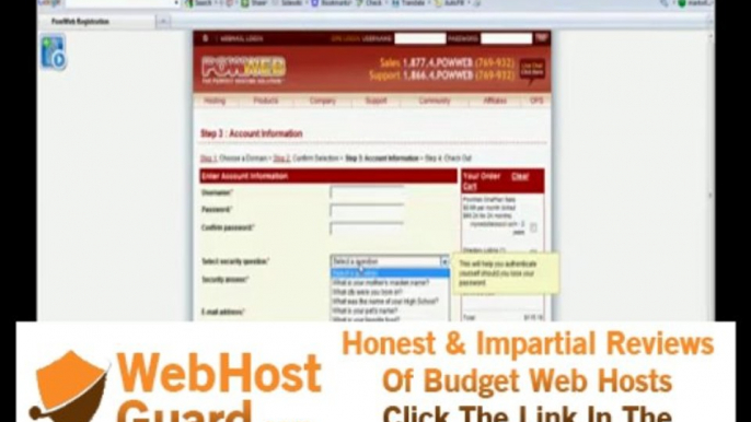 Best Website Hosting companies: Register your domain name and hosting through PowWeb