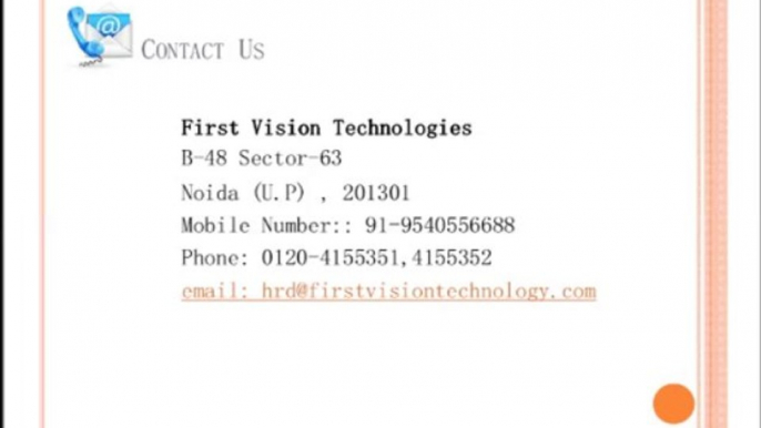 First Vision Technologies – Website Design and development In Noida