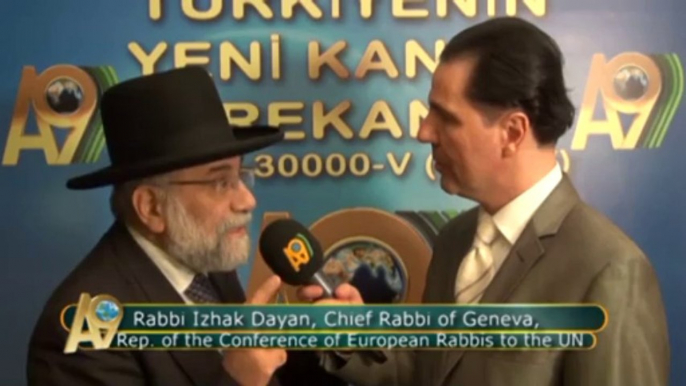 Rabbi Izhak Dayan, Chief Rabbi of Geneva, Rep. of the Conference of European Rabbis to the UN