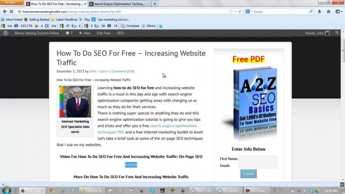 How To Do SEO For Free And Increasing Website Traffic 3