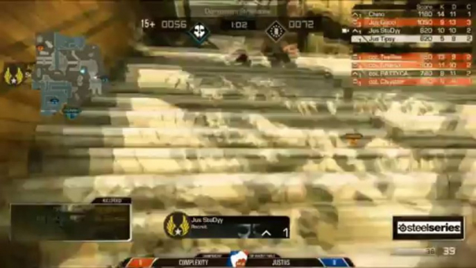 MLG Colombus - VOD - Call of Duty Ghosts - Complexity Vs Justus - Game 1