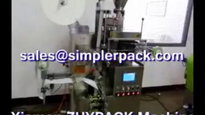 ZH-168 Automatic tea bag packaging machine with thread and tag