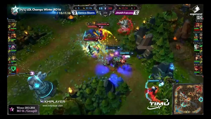 [H/L] LOL Champs Winter Xenics Storm vs JINAIR Falcons Match 1-1