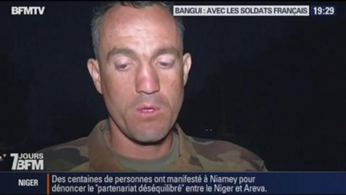 7 jours BFM: Bangui, avec les soldats - 21/12