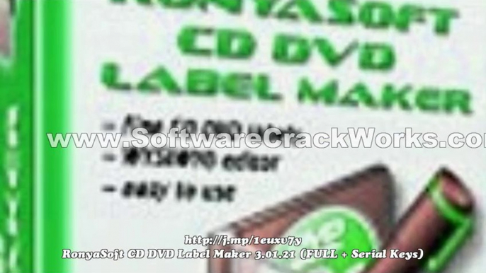 [12-2013 NEW] (FULL + Serial Keys) RonyaSoft CD DVD Label Maker 3.01.21