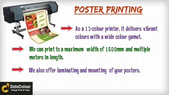 Datacolour Poster Printing