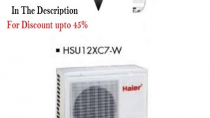 Clearance HSU12XCK 12 000 BTU Haier Mini-Split Air Conditioner With Auto Restart High-Speed Cooling