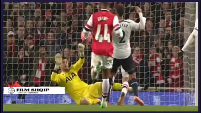 Arsenal 2-0 Tottenham - ALL GOALS 04-01-2014