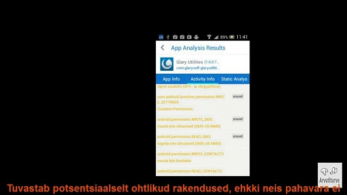 Android tasuta viirusetõrje - AVL Pro App Security&Antivirus