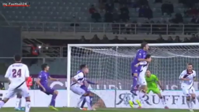 Gonzalo Rodriguez Goal ~ Fiorentina vs Livorno 1-0 HD