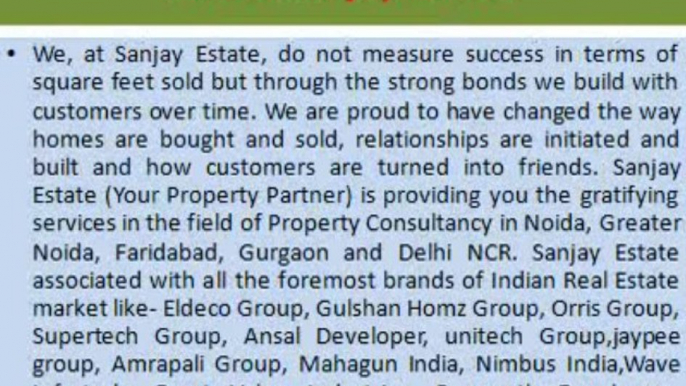 Complete Details of Eldeco Aamantran, Sector-119 Noida @ sanjayestate