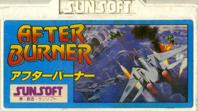 Classic Game Room - AFTER BURNER review for Nintendo Famicom