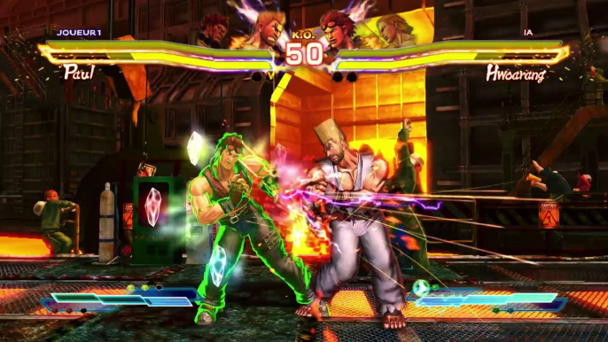 Street Fighter X Tekken - Combat de boxe ebtre Paul et Steve