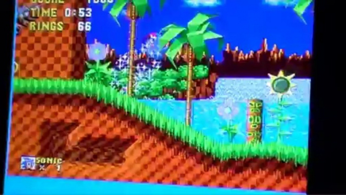 test sonic sur megadrive (retrogaming a l'arrache)