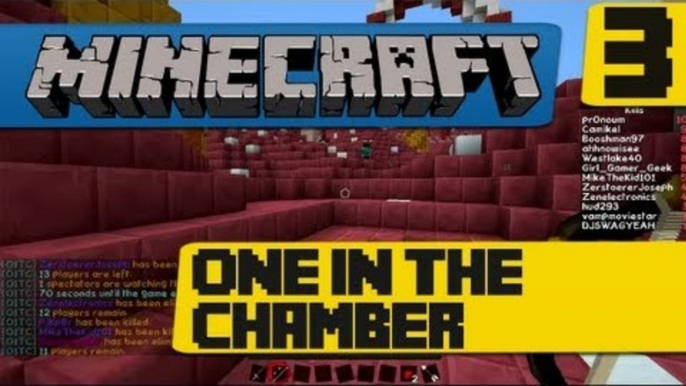 Minecraft Mini-Game : ONE IN THE CHAMBER!! W/ Boosh - SlowMo HEADSHOT!!