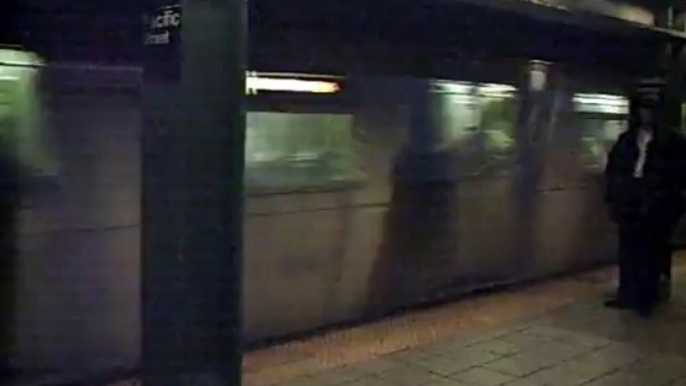 N train at Atlantic Avenue-Pacific Street