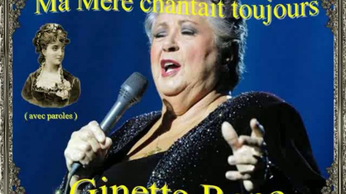 Ginette_Reno_-_Ma_Mere_Chantait_Toujours_-_(paroles)