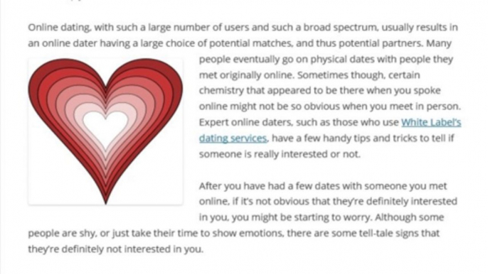 How to Tell if They’re Interested | White Label Dating