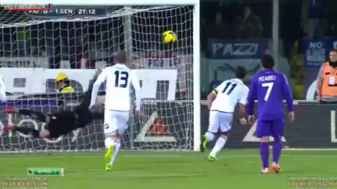 Fiorentina vs Genoa 0-1 - Alberto GIlardino Goal