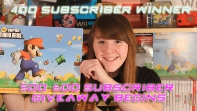 400 Subscriber WINNER! 500+600 Subscriber Giveaway BEGINS! (CLOSED)