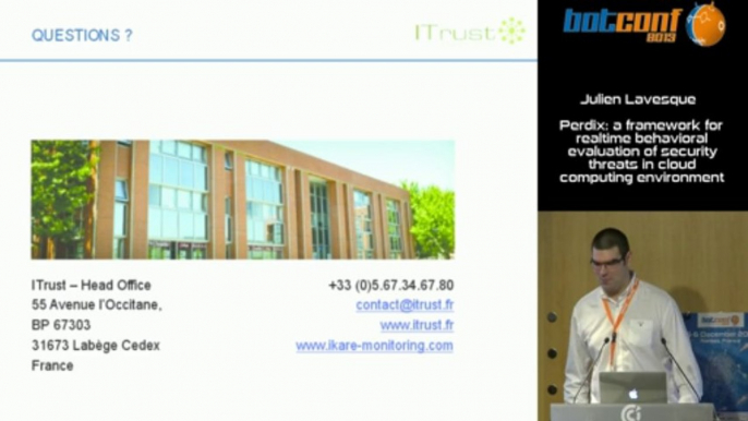 15 – Julien Lavesque - Perdix: a framework for realtime behavioral evaluation of security threats in cloud computing environment