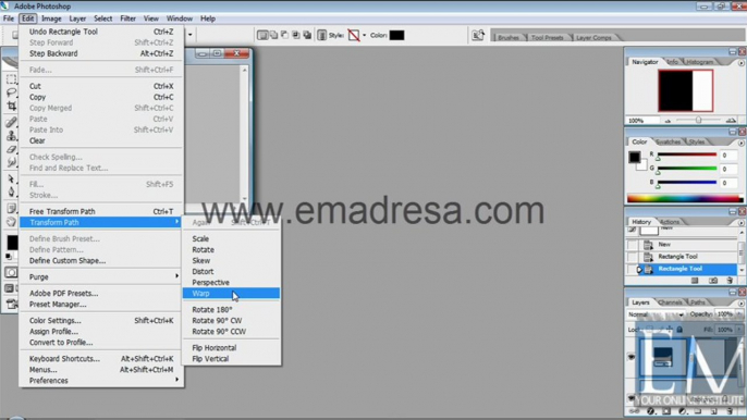 Adobe Photoshop CS2 Interface Basic Photoshop Tutorials in URDU, Hindi by Emadresa