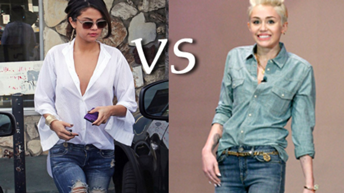 Miley Cyrus Vs Selena Gomez Dashing Denims, Who Looks Hotter?