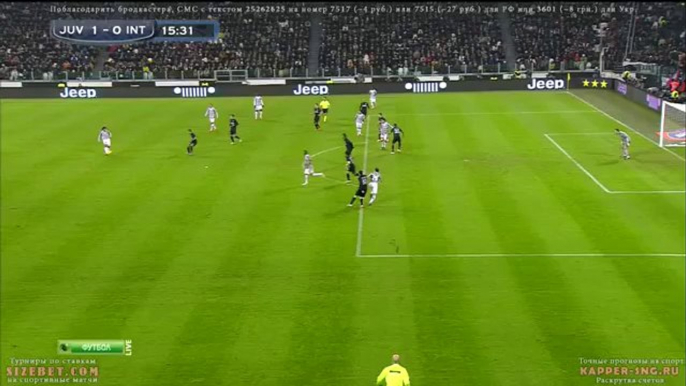 Juventus vs Inter Milan 1-0 (Stephan Lichtsteiner Goal)