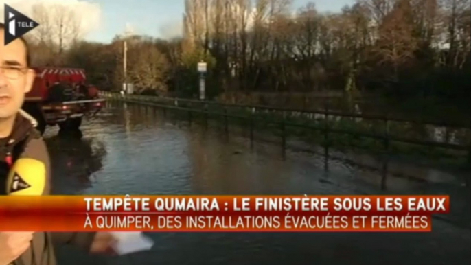 Bretagne : tempête d'écumes, vagues géantes, inondations...