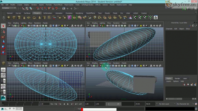 Maya Tutorials in Tamil 13. Orthoganel Views