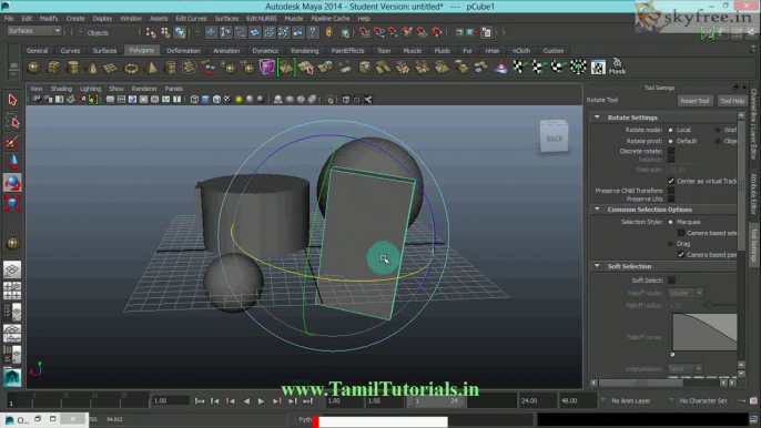 Maya Tutorials in Tamil 22. Attribute Editors  Part 2