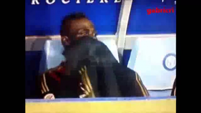 Napoli Milan 3-1 Balotelli Piange in Panchina - Balotelli Cry On Bench(ipad)A